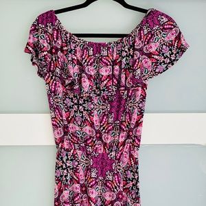 Verse‎ brand off the shoulder floral dress